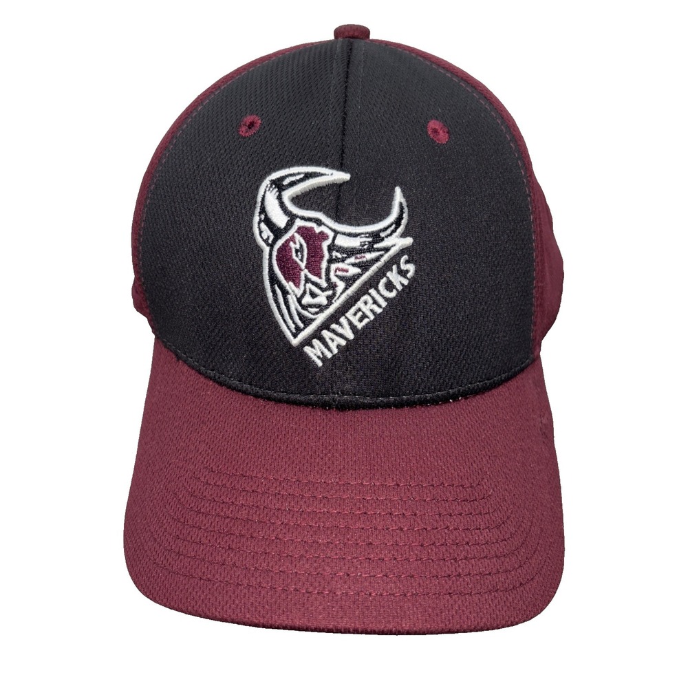 Colorado Mesa Mavericks PUKKA Baseball Hat Cap Adjustable Black/Burgundy